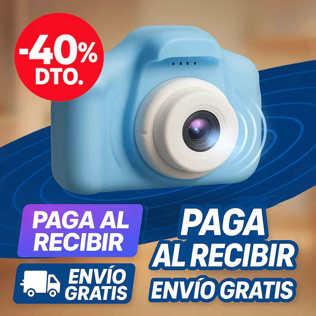 Mini camera 1280 × 720 with 2-inch light blue screen