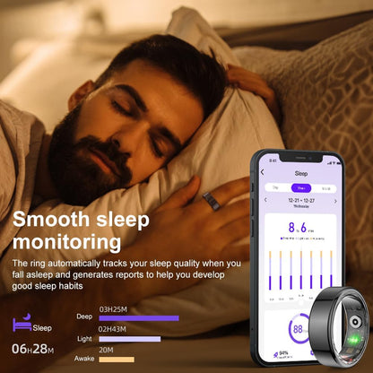 Anillo inteligente tipo Oura talla 9