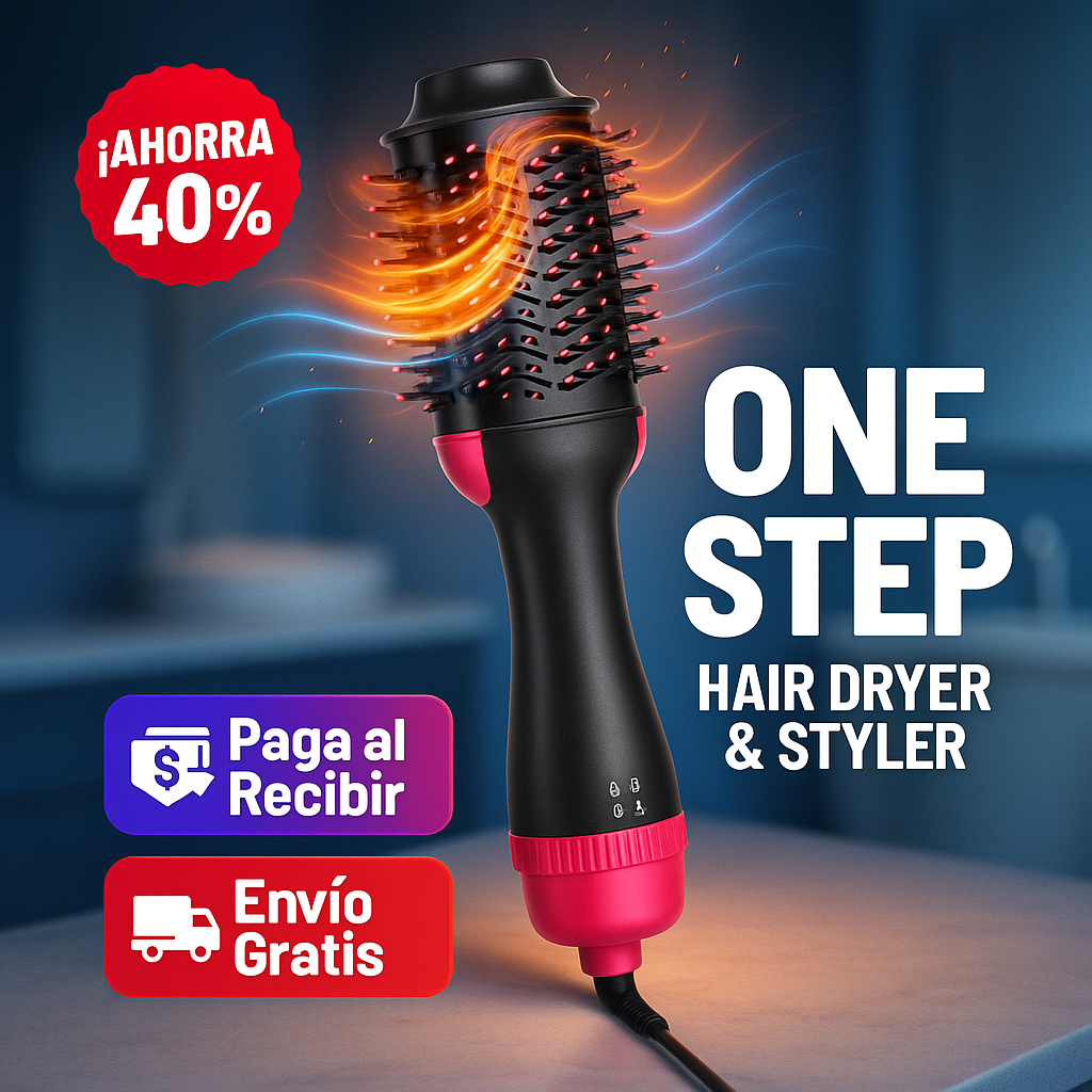 Cepillo Alisador 3 en 1