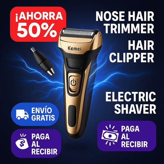 Cortapelo recargable 3 en 1